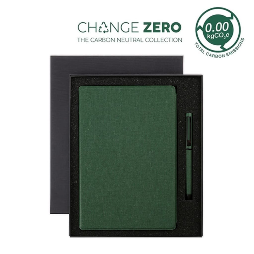 VARDIM - طقم هدايا مستدام CHANGE ZERO مع دفتر وقلم